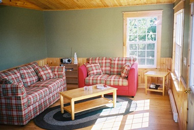 living room of cottage